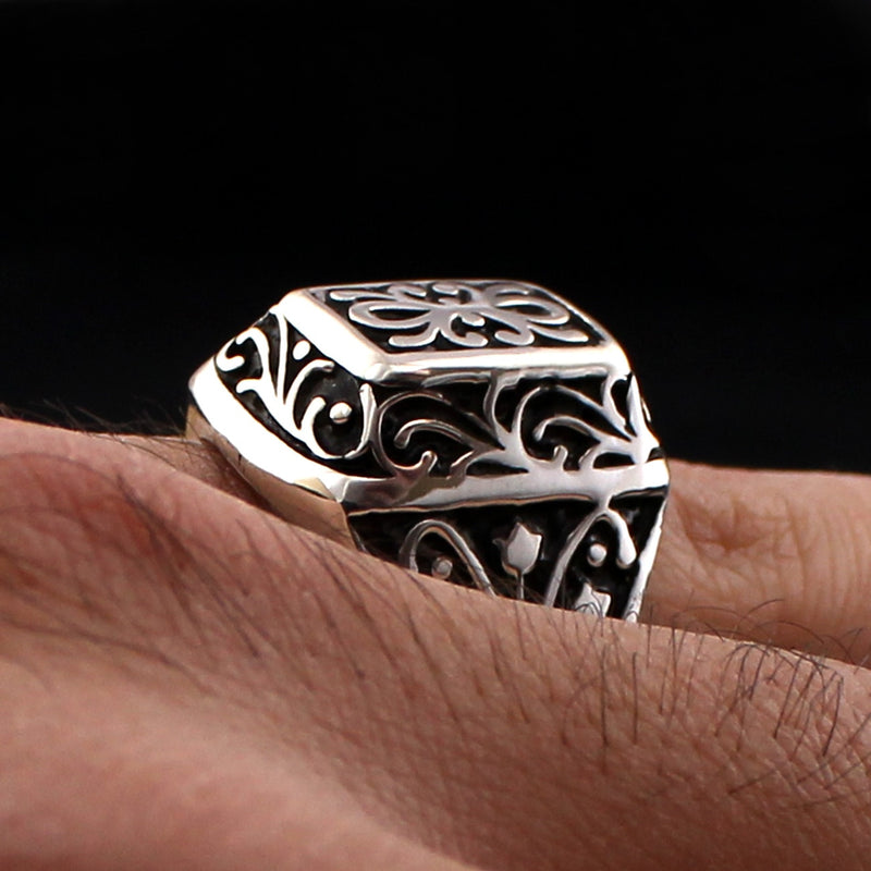 925 Sterling Silver Ring for Men without Stone